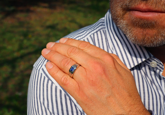 The windy signet ring (Stg925)