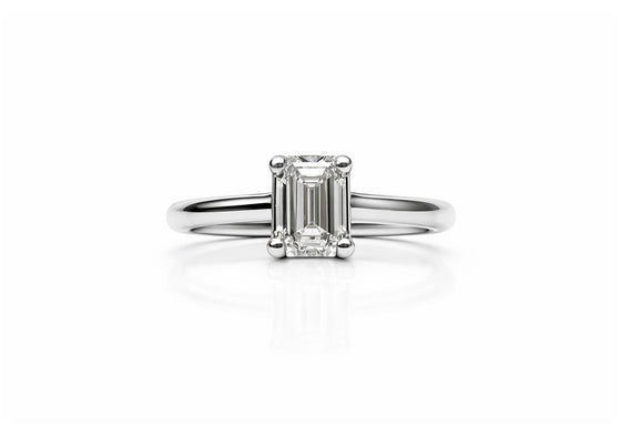My little heart Emerald cut