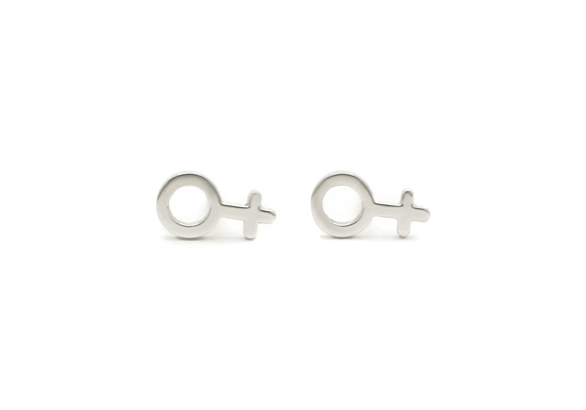 Female symbol earrings