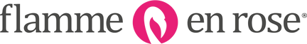 flamme en rose, logo
