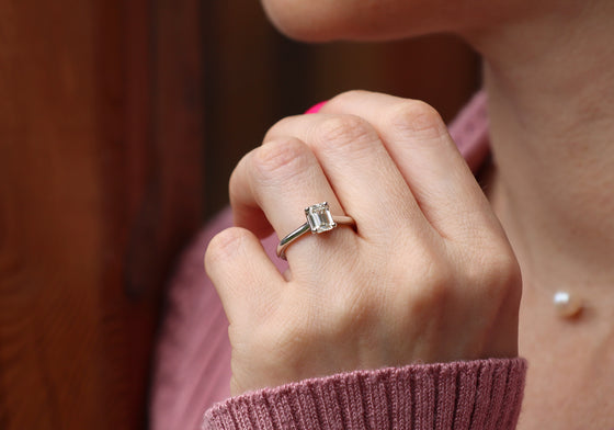 My little heart Emerald cut