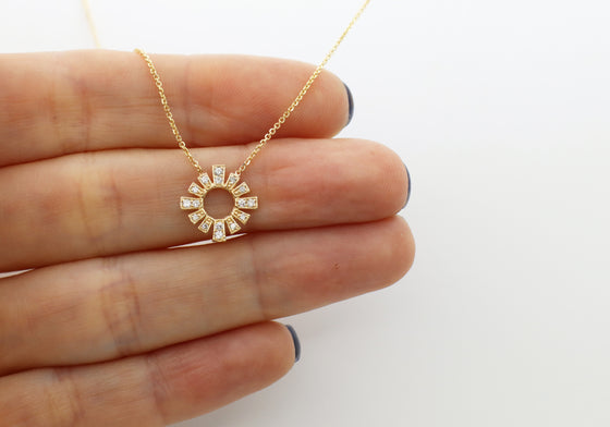 Diamond Winter Sky Necklace