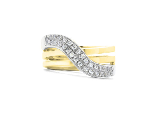 Wave of love pavé