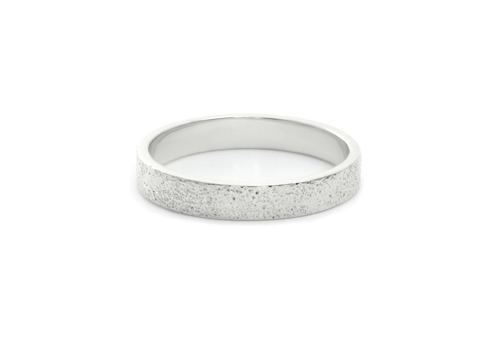traversee unique bague femme argent sterling texture