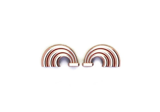 Mini rainbow earrings