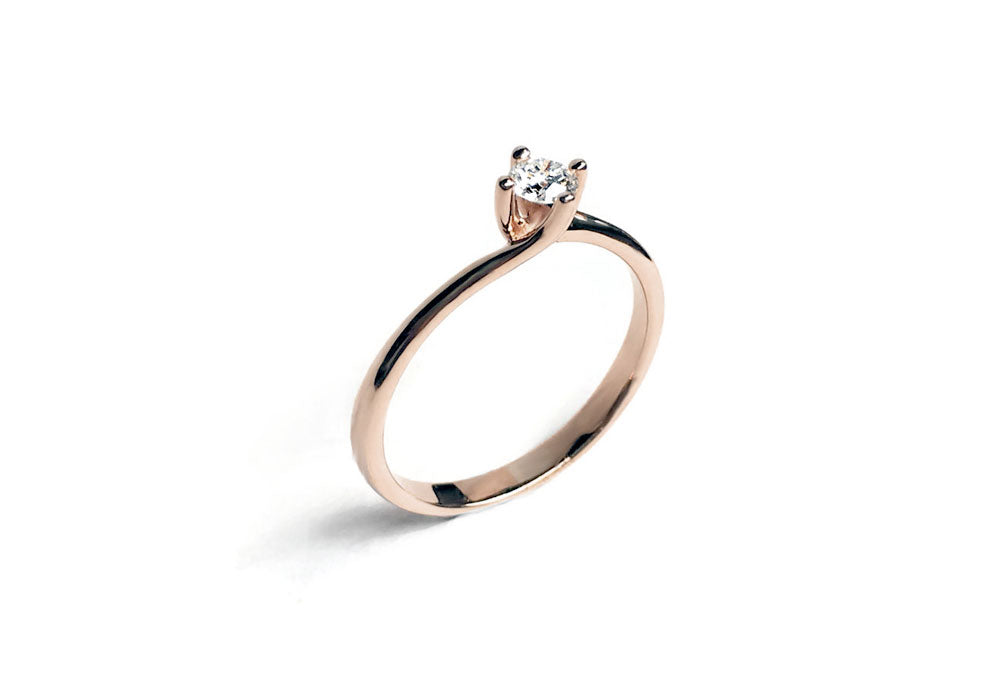 bague or rose moissonite enlace moi dessus